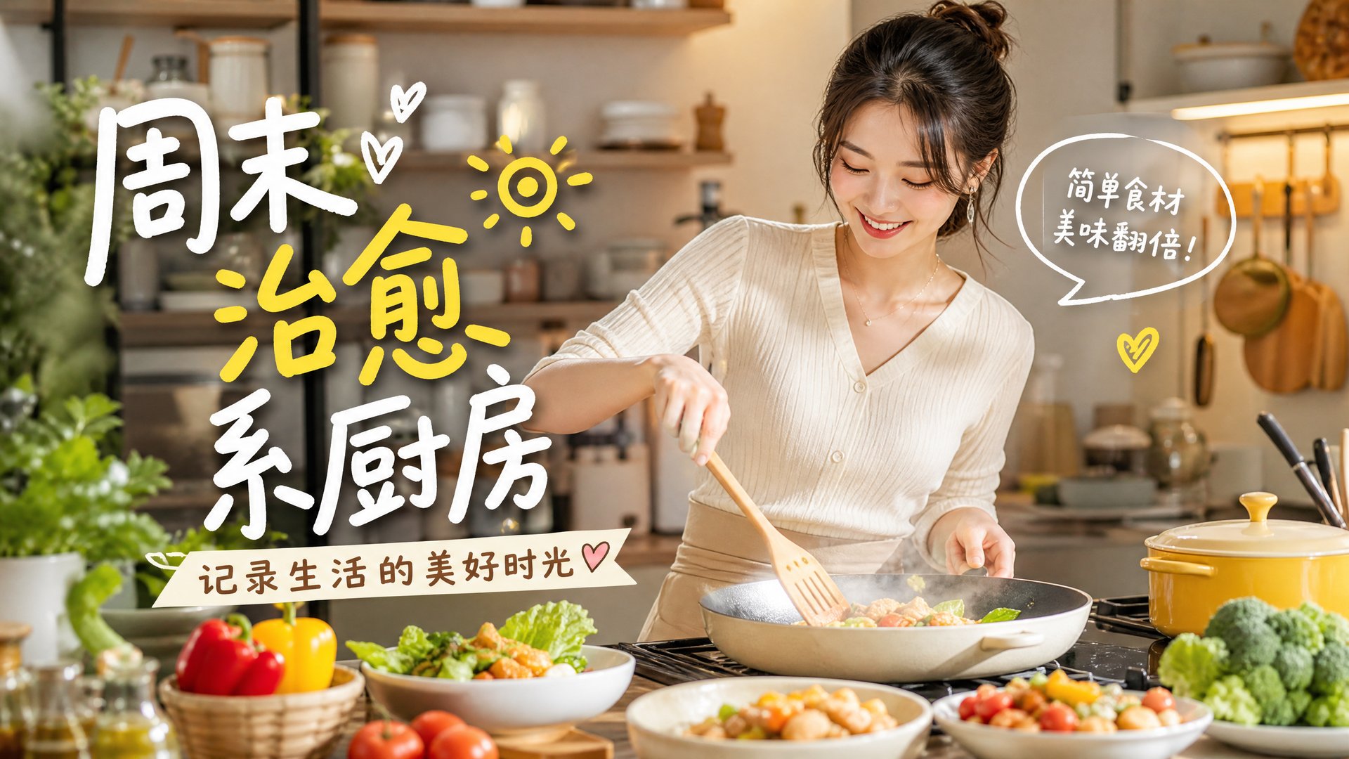 猎奇 猎奇生活视频教程：周末治愈系厨房美食制作全流程视频演示
